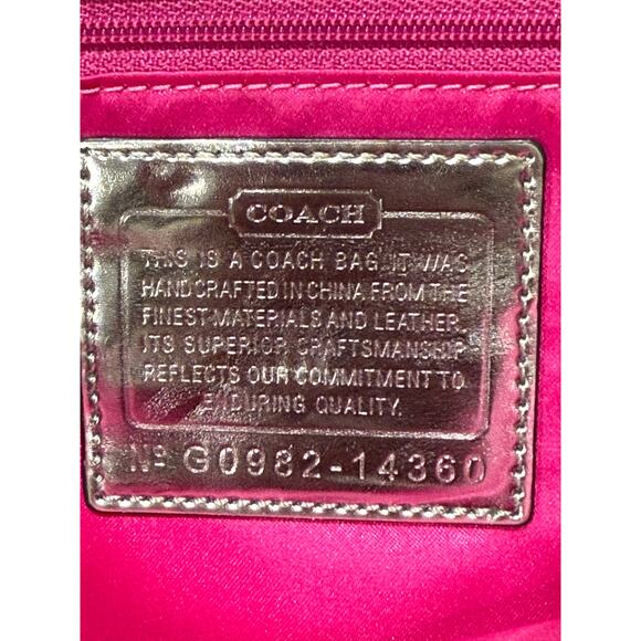 Coach Poppy Tartan Plaid Shoulder Bag / Tote No G0982-14360, Very Good Condition - Picture 12 of 12